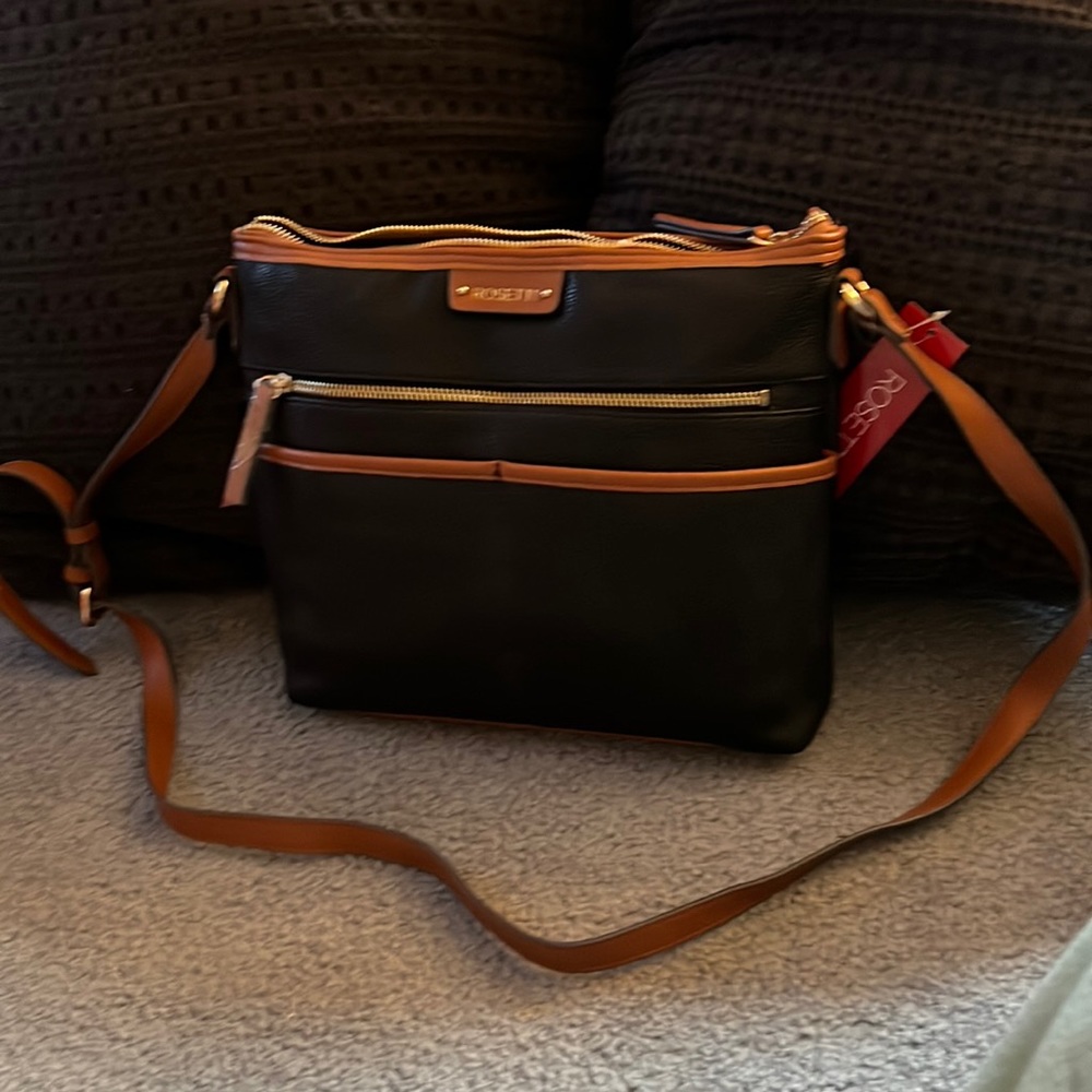 Black and brown bag